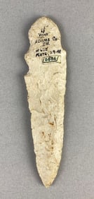 6 1/8 Inch Native American Arrowhead Adams County IL Heike Collection