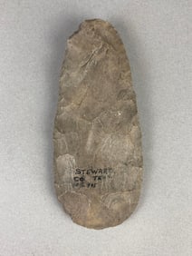 6 1/4 Inch Adena Leaf Blade Stewart Co. Tennessee Heike Collection