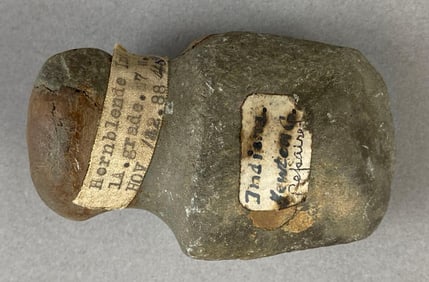 3 1/4 Inch Hornblende 1A Grade 7oz Axe Head Heike Collection