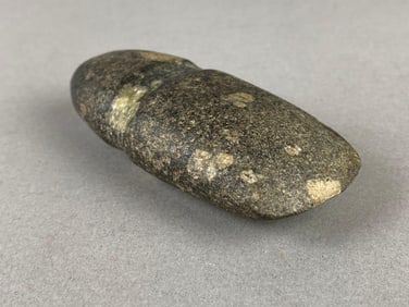 Rare 3 3/4 Inch 3/4 Groove Axe Head Porphory IL Heike Collection