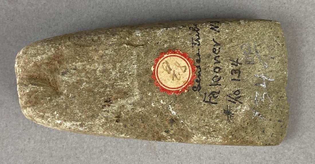 3 1/2 Inch Seneca Tribe Artifact Falconer NY Heike Collection (1 of 4)