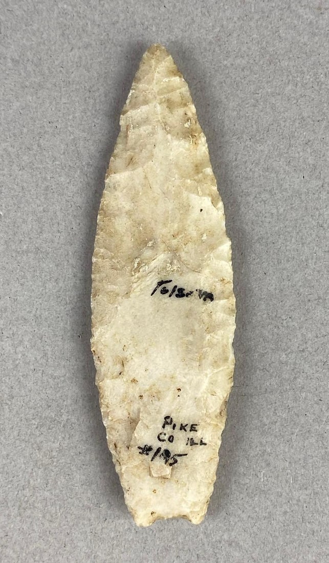 3 3/8 inch Sedalia Flint Blade Pike Co. IL Heike Collection (1 of 3)