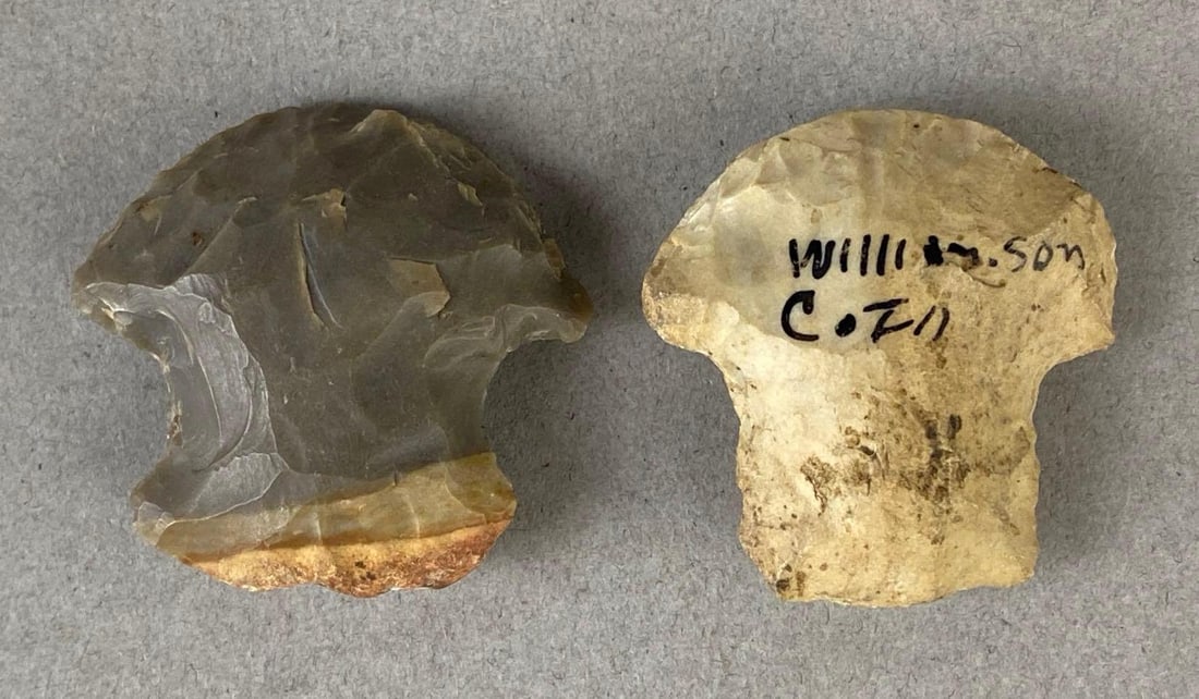Group of 2 Blunt Arrowheads from Heike Collection (1 of 5)