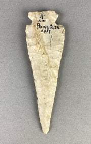 5 1/8 Inch Thebes Blade/Point Peoria Co. IL Heike Collection