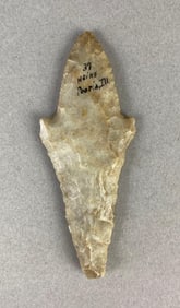 3 3/4 Inch Middle Woodland Period Dixon Point or Blade Chert Heike Collection