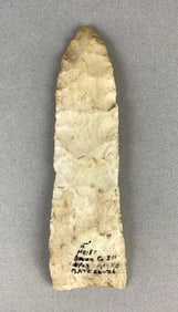 5 Inch Chert Projectile Point Brown Co. IL Heike Collection