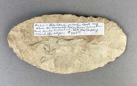 6 1/7 Inch Flattened Chert Nebraska Heike Collection