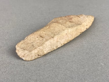 3 1/2 Inch Chert Stone Tool Scraper Heike Collection