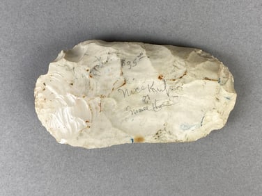4 Inch Knife or Hoe Flint found on Sandy Creek at Heike Timber