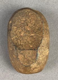 2 1/4 Inch Oval Rubbing Stone Heike Collection