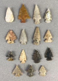 Group of 15 Small Bird Points from Heike Collection