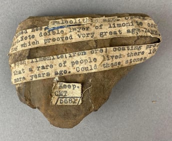 Paleolithic Stemed Hoe Ozark, Arkansas Heike Collection
