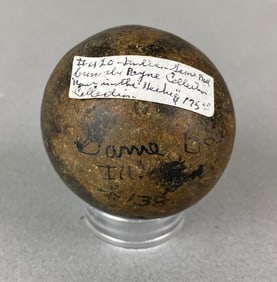 Native American Game Ball Illinois Heike Collection