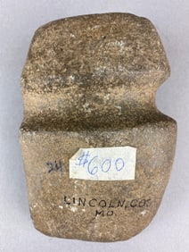 3/4 Groove Axe Lincoln County, Missouri Heike Collection