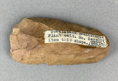 Turtleback Flint Celt Missouri Heike Collection