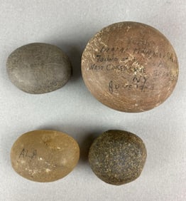 Group of 4 Paleolithic Artifacts Heike Collection