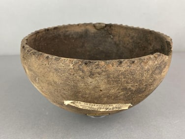 Circa 1500 Middle Mississippian Bowl Denny Arkansas Heike Collection