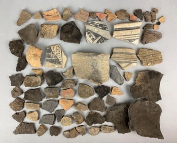 Group of Assorted Pottery Shards Heike Collection