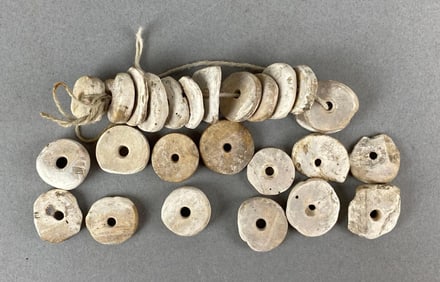 Group of Limestone Beads Heike Collection