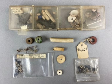 Group of Assorted Native American Beads And More Heike Collection