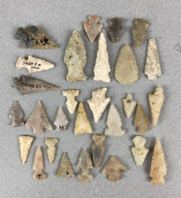 Group of Assorted Bird Points Heike Collection