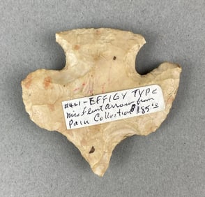 Effigy Flint Arrow Boone County, Missouri Heike Collection