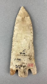 5 1/2 inch Native American Artifacts Spear Missouri Heike Collection
