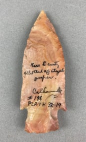 3 5/8 Inch Native American Artifacts Hardin Point Heike Collection