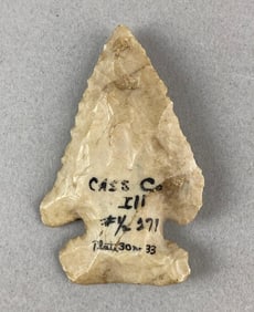 2 3/4 Inch Thebes Point Cass County, Illinois Heike Collection