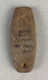 2 3/4 Inch Gorget Obion Co. Tennessee Heike Collection