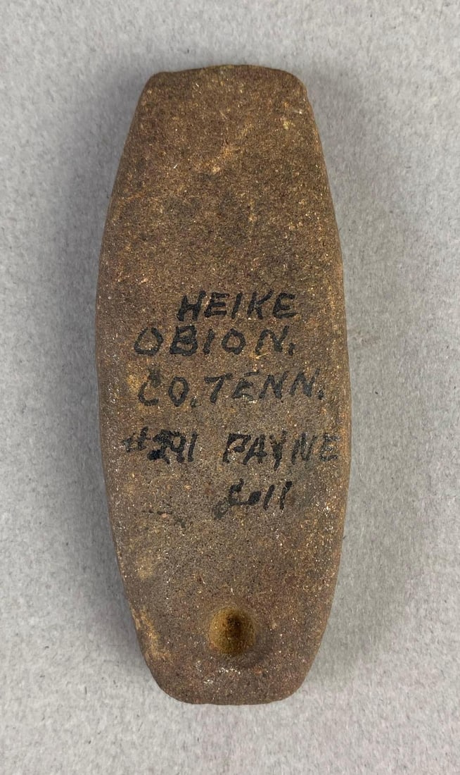 2 3/4 Inch Gorget Obion Co. Tennessee Heike Collection (1 of 4)