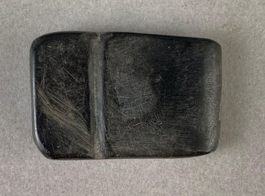1 1/2 Inch Polished Obsidian Native American Artifact Heike Collection