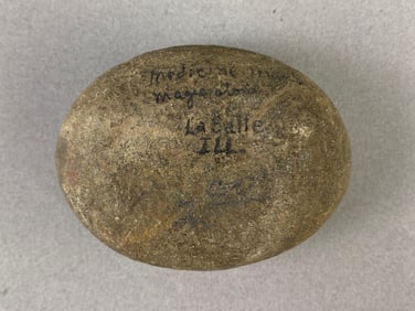 2 3/4 Inch Medicine Mans Magic Stone LaSalle IL Heike Collection