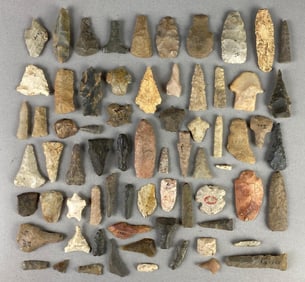 Group of Arrowheads and Artifacts from Heike Collection