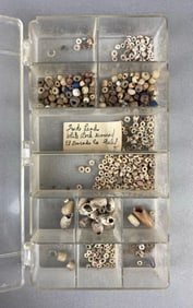 Group of Trade Beads White Rock Mound El Dorado Co. CA from Heike Collection