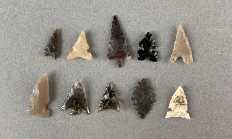 Group of 10 Assorted Bird Points Heike Collection