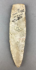 7 5/8 Inch Native American Artifact Illinois Heike Collection