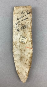6 1/2 Inch Native American ArtifactIllinois Heike Collection