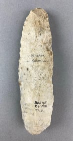 5 7/8 Inch Archaic Scraper Boone County Missouri Heike Collection