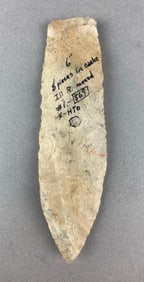 6 Inch Native American Artifact Illinois Heike Collection