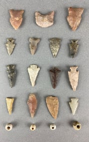 Group of 15 Bird Points and More Heike Collection
