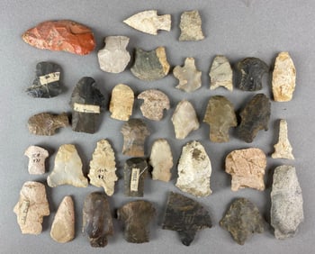 Group of 30 Assorted Artifacts Heike Collection