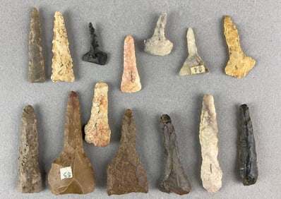 Group of 14 Assorted Artifacts Drills Heike Collection