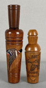 Group of 2 Handmade Wood Duck Calls