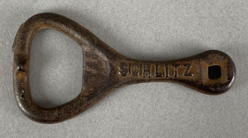 Vintage Schlitz Cast Iron Bottle Opener Heike Collection