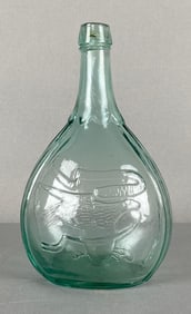 Antique Calabash Eagle Glass Flask Heike Collection