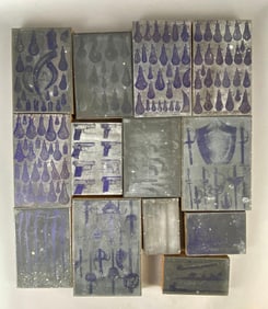 Group of 13 Heike Collection Printing Plates