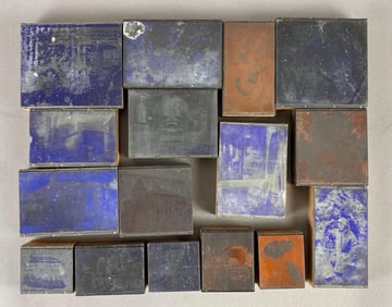 Group of 16 Heike Collection Printing Plates