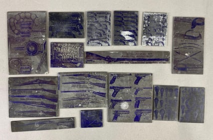 Group of 15 Heike Collection Printing Plates