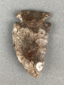 Side-notched arrowhead from Wisconsin